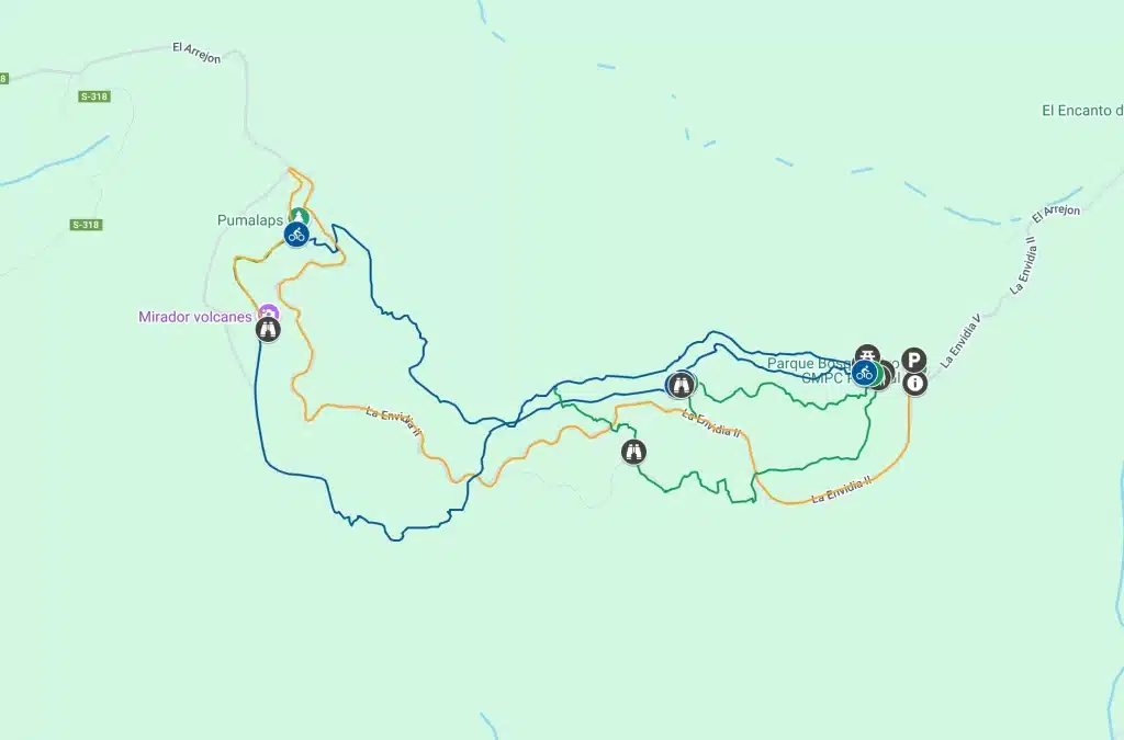 Parque CMPC Pumalal Mapa Didactico